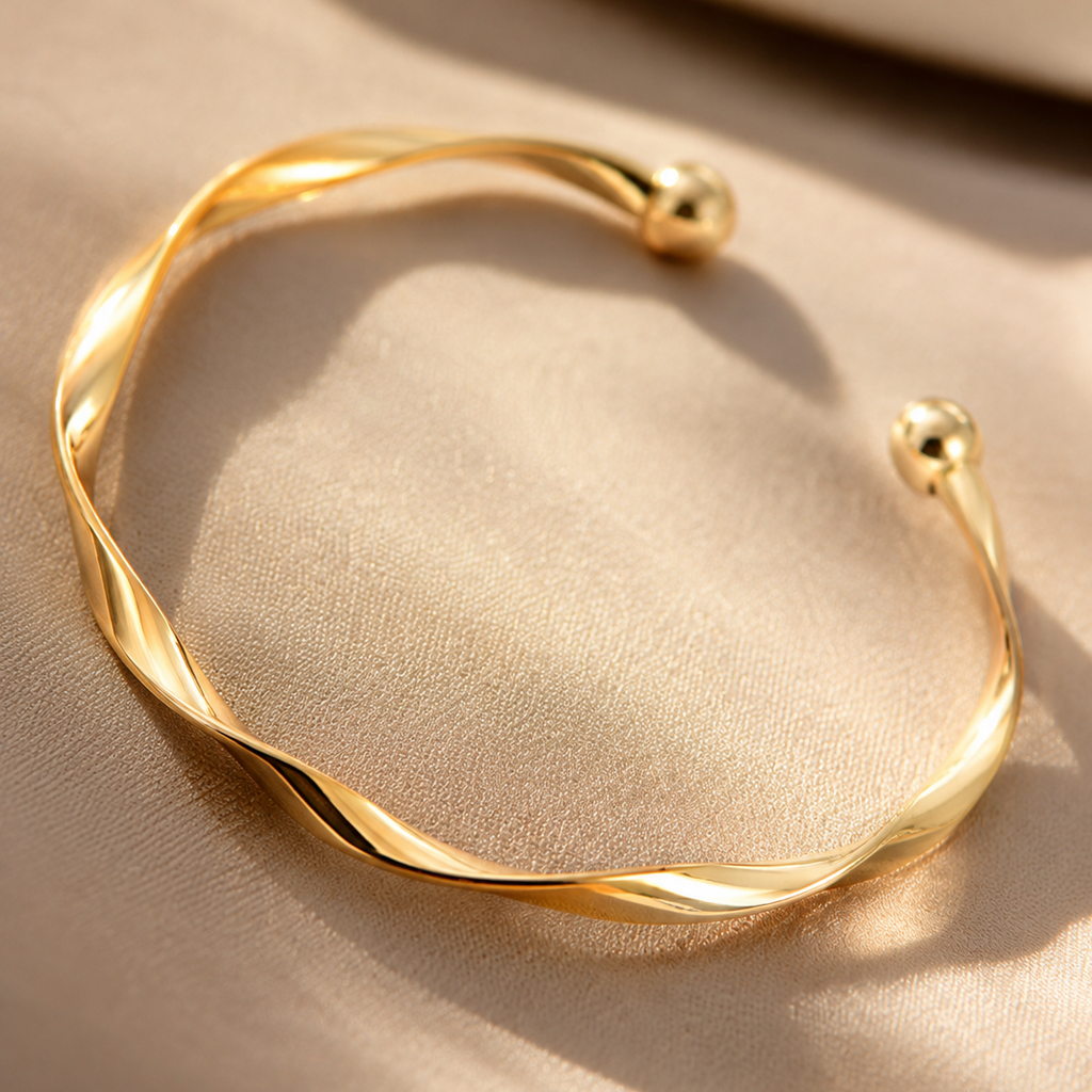 Bracelet Vague Dorée
