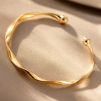 Bracelet Vague Dorée