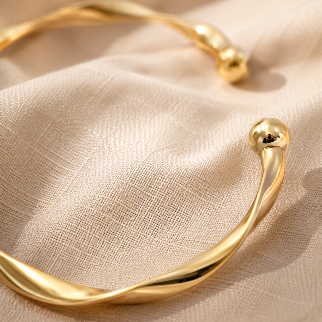 Bracelet Vague Dorée