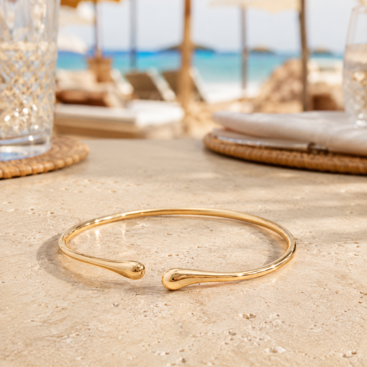 Bracelet de Bras Doré