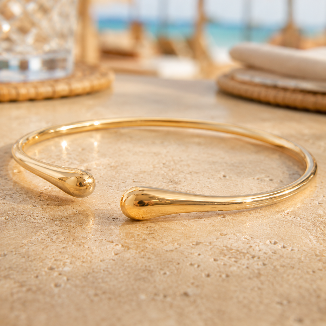 Bracelet de Bras Doré