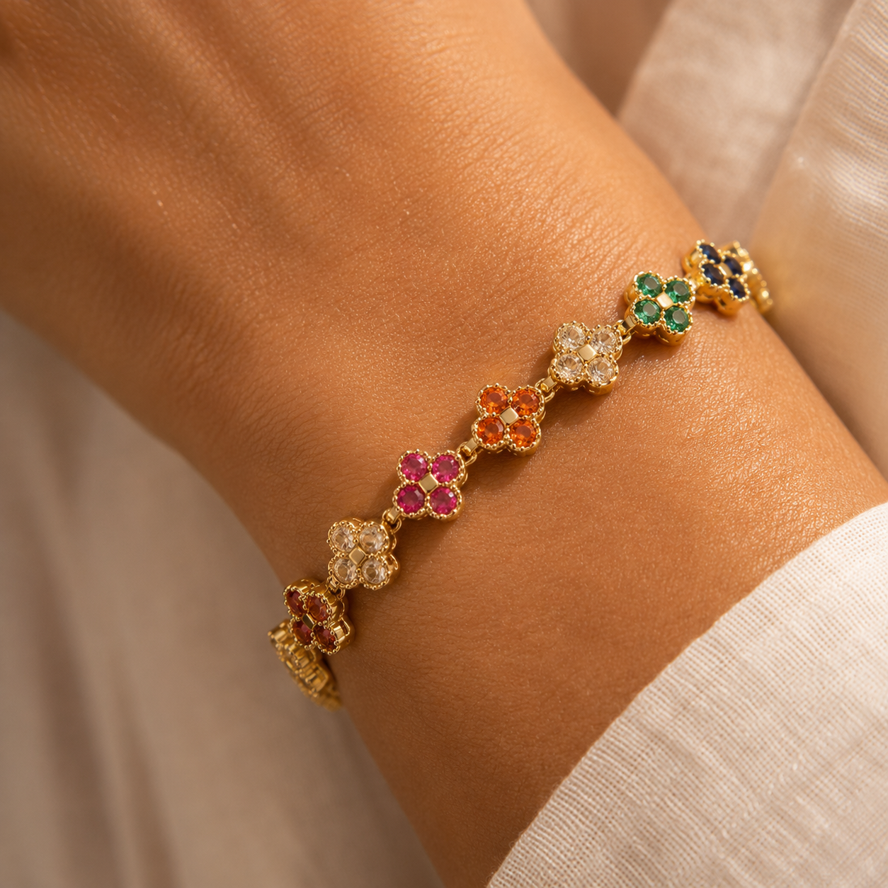 Bracelet Jardin Doré