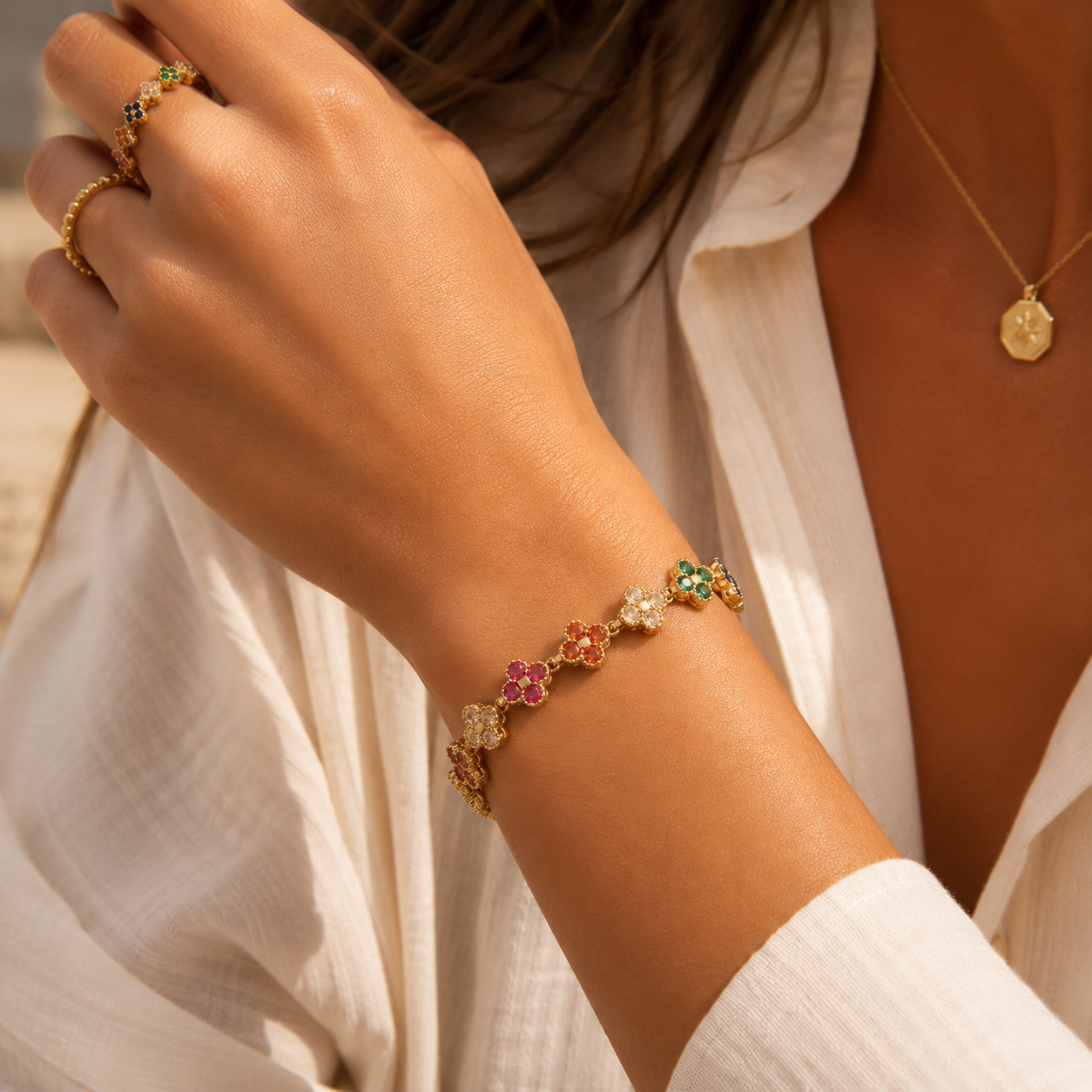 Bracelet Jardin Doré